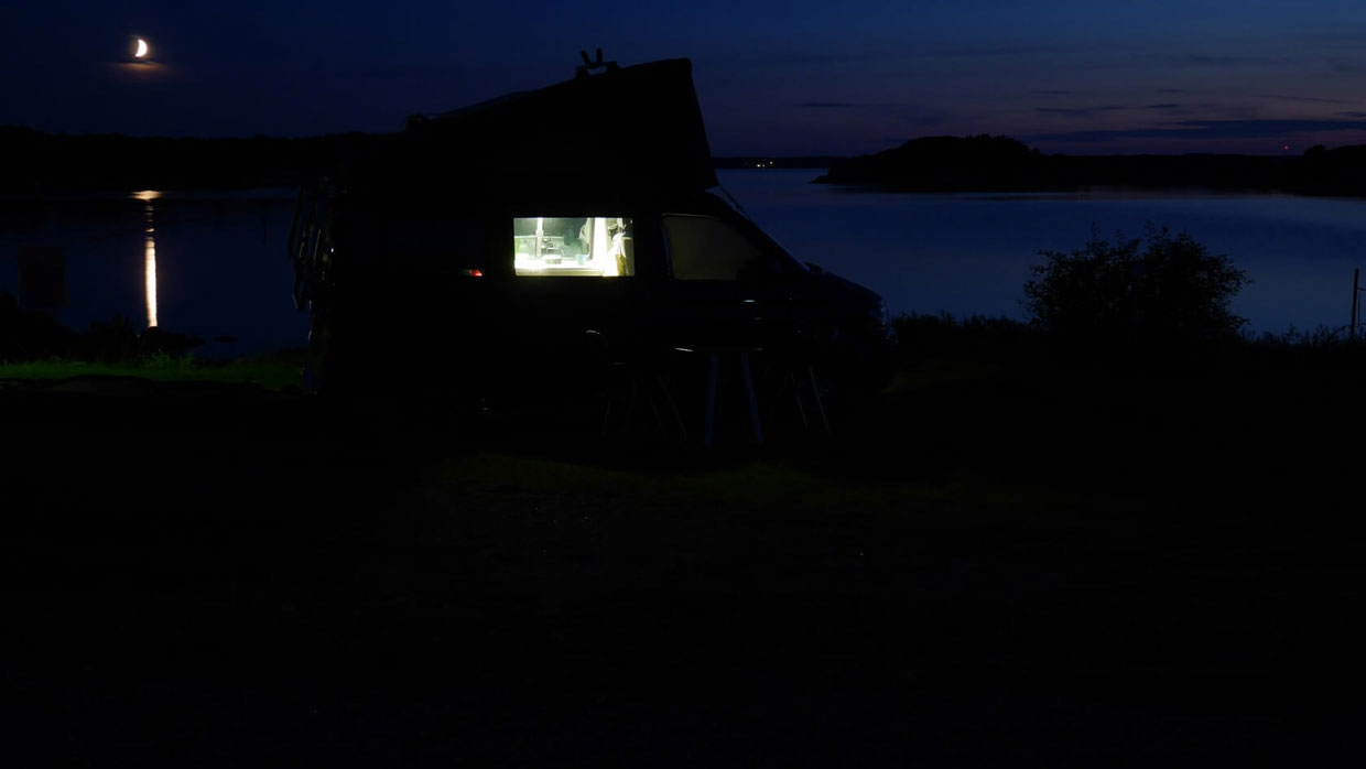 Campingbus in Schweden